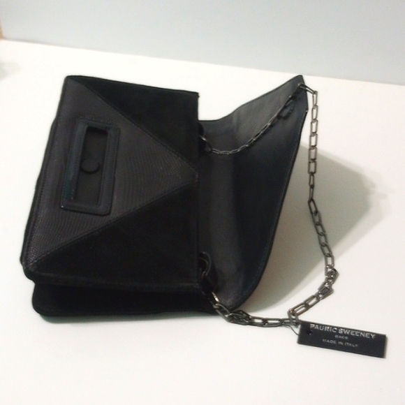 Pauric Sweeney Italian Exotic Leather Bag/ Clutch - Picture 8 of 16